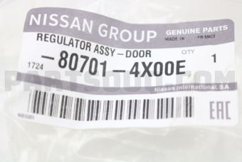 Nissan 807014X00E REGULATOR ASSY