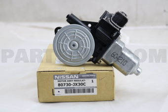 Nissan 80730JX30C MOTOR ASSY-REGULATOR,RH