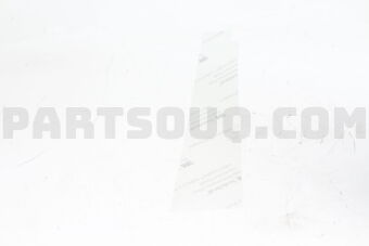 Nissan 80818ES00A TAPE-FRONT DOOR SASH REAR,RH