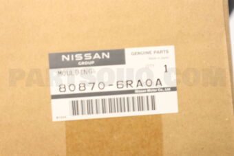 Nissan 808706RA0A MOULDING-FRONT DOOR,RH