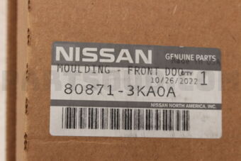 Nissan 808713KA0A MOULDING - FRT DR, LH