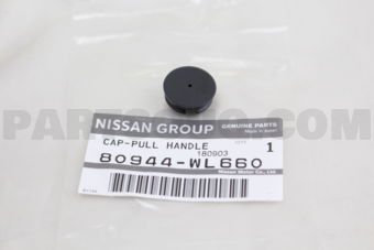 Nissan 80944WL660 CAP-PULL HANDLE