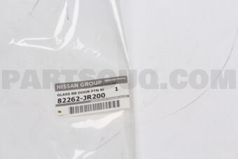 Nissan 82262JR200 GLASS-REAR DOOR CORNER,RH