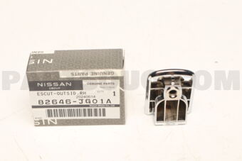 Nissan 82646JG01A ESCUTCHEON-OUTSIDE HANDLE,REAR DOOR RH