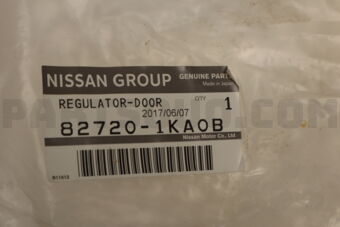Nissan 827201KA0B REGULATOR-DOOR