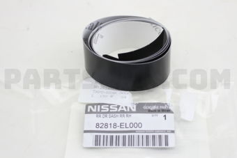 Nissan 82818EL000 TAPE-REAR DOOR SASH REAR,RH