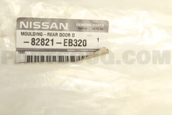 Nissan 82821EB320 MOULDING-REAR DOOR OUTSIDE,LH