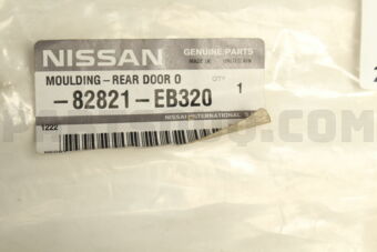 Nissan 82821EB320 MOULDING-REAR DOOR OUTSIDE,LH