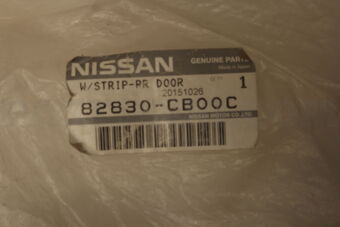 Nissan 82830CB00C WSTRIP-RR DOOR