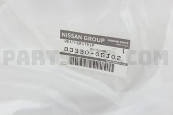 Nissan 8333006J02 WEATHERSTRIP-SIDE WINDOW,RH