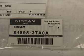 Nissan 848953TA0A EMBLEM