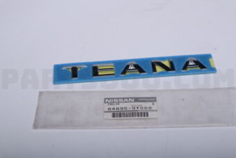 Nissan 848959Y000 EMBLEM-TRUNK LID