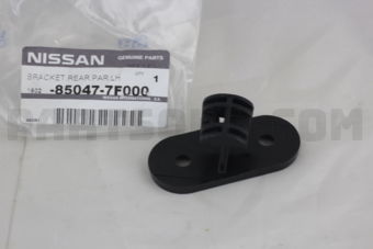 Nissan 850477F000 BRACKET-REAR BUMPER,LH