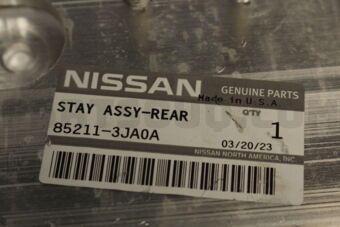 Nissan 852113JA0A STAY ASSY-REAR BUMPER,LH