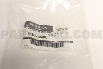 Nissan 852213BA0A BRACKET-REAR BUMPER SIDE,LH