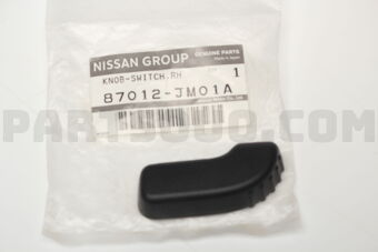 Nissan 87012JM01A KNOB-SWITCH,FRONT SEAT SLIDE, RH/LH