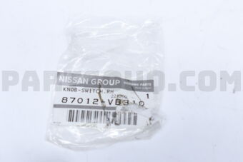 Nissan 87012VB310 KNOB-SWITCH,FRONT SEAT SLIDE RH