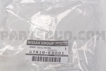 Nissan 87418ED001 KNOB