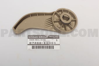 Nissan 87468ED001 KNOB-RECLINING