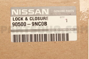 Nissan 905009NC0B LOCK ASSY TAIL GATE