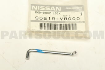 Nissan 90519VB000 ROD-BACK DOOR LOCK
