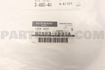 Nissan 90593VB90A LOCK ASSY