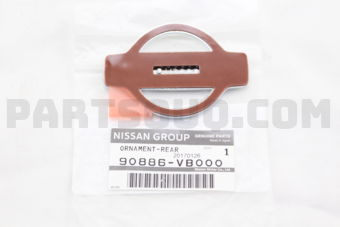 Nissan 90886VB000 ORNAMENT-REAR