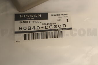 Nissan 90940CC20D HANDLE-PULL,BACK DOOR