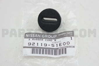 Nissan 9211951E00 MOUNTING RUBBER