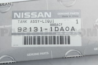 Nissan 921311DA0A TANK ASSY-LIQUID