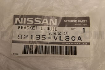 Nissan 92135VL30A BRACKET-LIQUID TANK