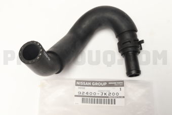 Nissan 92400JK200 HOSE-HEATER,INLET
