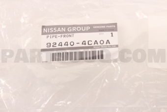 Nissan 924404CA0A PIPE FRONT