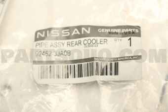 Nissan 924623JA0B PIPE ASSY REAR COOLER