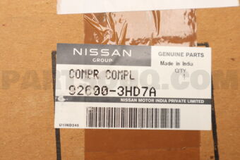 Nissan 926003HD7A COMPRESSOR ASSY