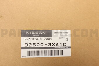 Nissan 926003XA1C COMPR-AIR CONDI