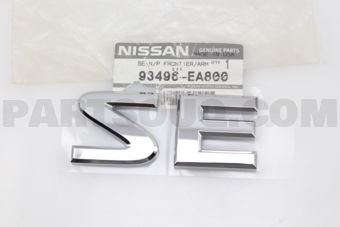 Nissan 93496EA800 EMBLEM-REAR
