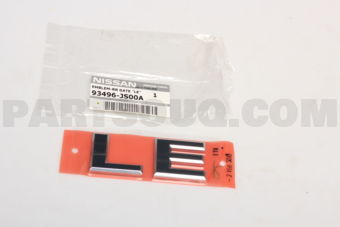 Nissan 93496JS00A EMBLEM-BACK DOOR