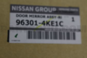 Nissan 963014KE1C MIRROR ASSY OUT