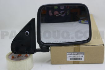 Nissan 96301VL30A MIRROR ASSY-DOOR,RH