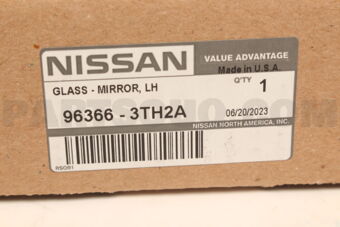 Nissan 963663TH2A GLASS - MIRROR