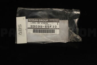 Nissan 9909965F10 LABEL-NAME,REAR WINDOW