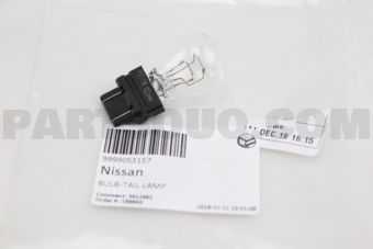Nissan 99990S3157 BULB-TAIL LAMP