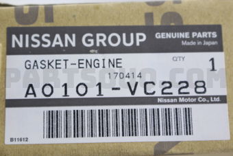 Nissan A0101VC228 GASKET-ENGINE