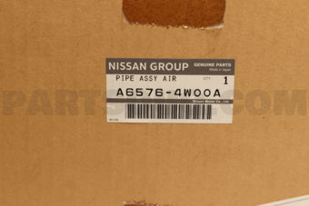Nissan A65764W00A PIPE ASSY-AIR