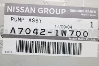 Nissan A70421W700 PUMP ASSY