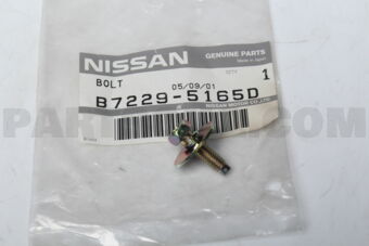 Nissan B72295165D BOLT