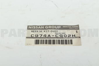 Nissan C974ACG02H REPAIR KIT-DUST
