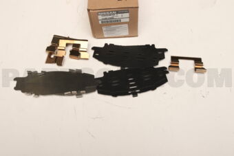 Nissan D1080ZQ00A HARDWARE KIT-FRONT DISC BRAKE PAD