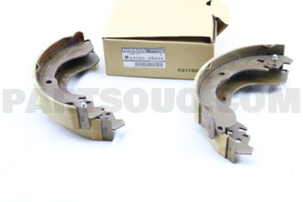 Nissan D4060ZW80A SHOE SET-REAR BRAKE